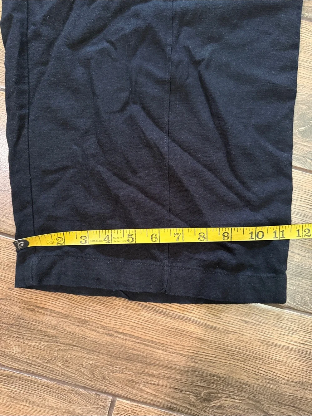 Gap Women's Linen Blend Pull-On Pant Size L Black